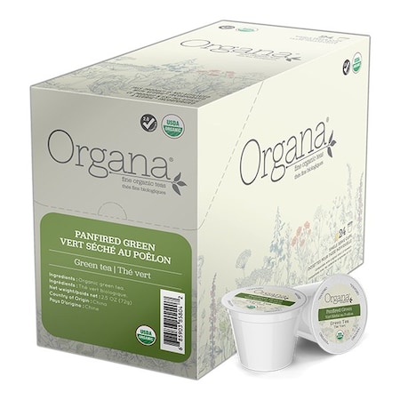 Organa Tea Panfired Green, Single Serve Cup, PK96 SNON5804